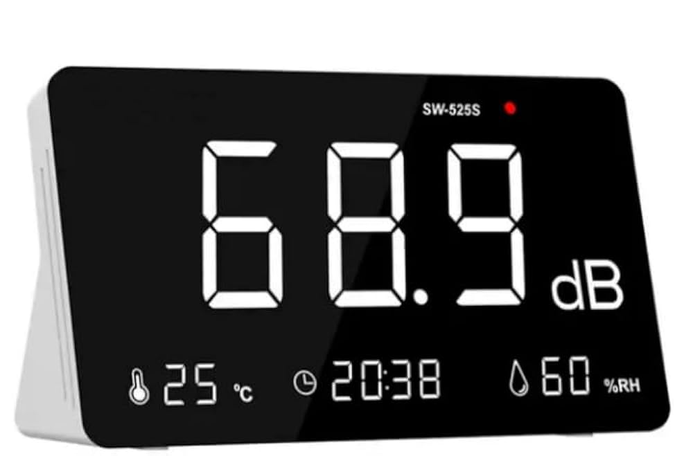 Amazon | SW-525Sデジタルノイズメーター高精度デスクトップ